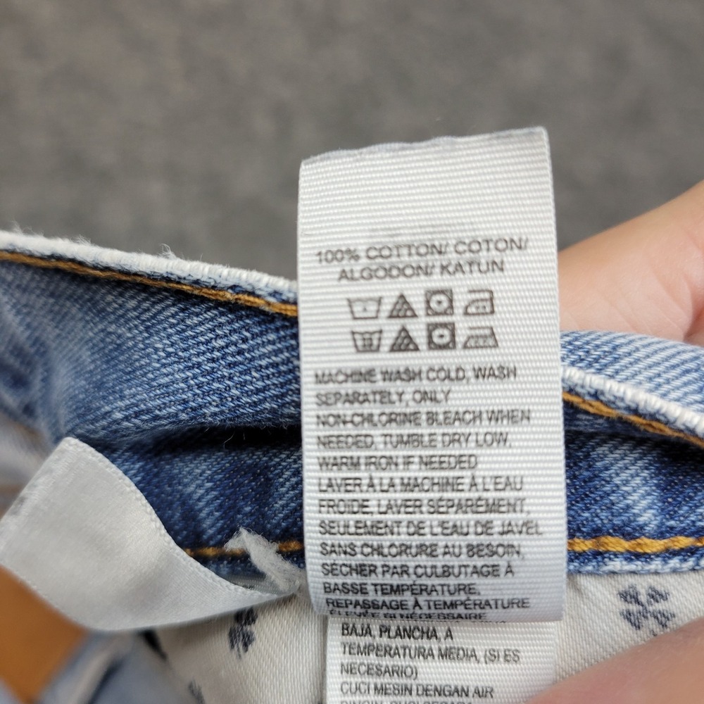 Lucky Brand Jeans Mens 36x30 Blue Denim Y2k Streetwear 221 Original Straight Leg - Picture 13 of 14